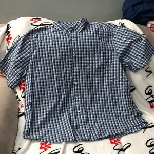 Men's Blue Checkered Shirt